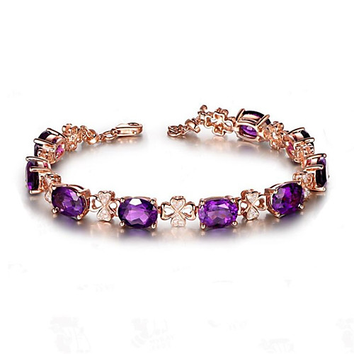

Women's Chain Bracelet Geometrical Flower Fashion Gold Plated Bracelet Jewelry Gold For Gift Daily