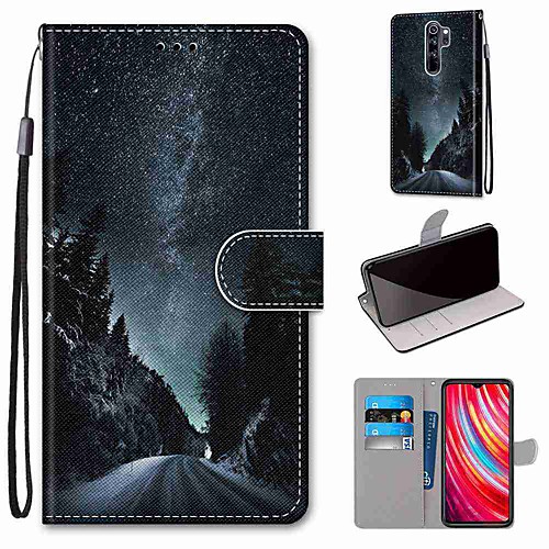 

Case For Xiaomi Redmi Note 8 Pro / Redmi Note 8 / Redmi Note 8T Wallet / Card Holder / with Stand Mountain Road PU Leather / TPU for Redmi Note 7 / Mi CC9 Pro / Redmi 8 / Redmi K30 / Redmi 8A