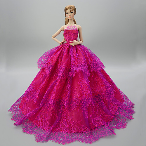 

Doll Dress Party / Evening Sequin Polyester Handmade Toy for Girl's Birthday Gifts / Kids
