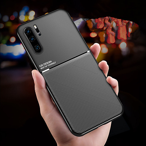

Case for Huawei scene map Huawei P30 P30 Pro P20 P20 Lite P20 Pro The New Moire series Solid color Frosted Anti-fingerprint Hand sweat prevention PU Skin TPU Two in one phone case