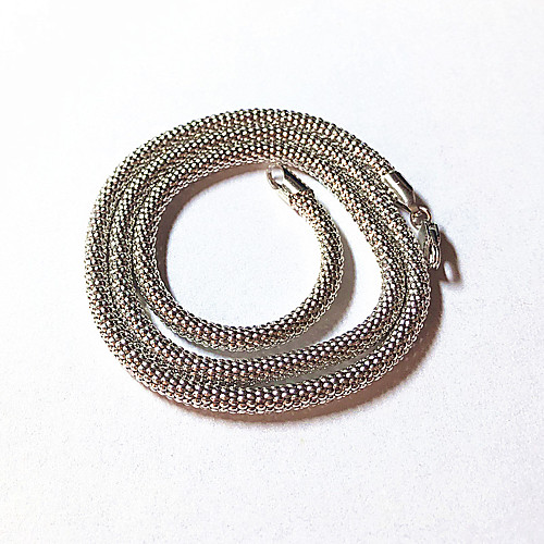 

Men's Chain Necklace Chains Classic Precious Unique Design Fashion Gold Plated S925 Sterling Silver Silver 51 cm Necklace Jewelry 1pc For Street Daily Work