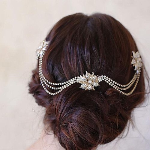 

Alloy Hair Accessory with Rhinestone / Glitter 1 Piece Wedding Headpiece