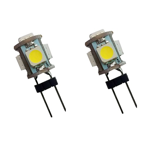 

2pcs 1 W LED Bi-pin Lights 100 lm G4 5 LED Beads SMD 5050 12 V