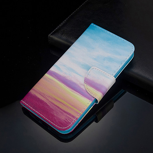 

Case For iphone SE 2020 iPhone 11 / iPhone 11 Pro / iPhone 11 Pro Max Wallet / Card Holder / Flip Full Body Cases Scenery PU Leather for iphone XS MAX XR XS X 8 PLUS 7 PLUS 6 PLSU 8 7 6S 5S 5