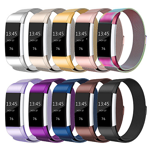 

Smartwatch Band for Fitbit Charge 2 Fitbit charge 2 High-end Milanese Loop Stainless Steel Band Comfortable Wrist Strap