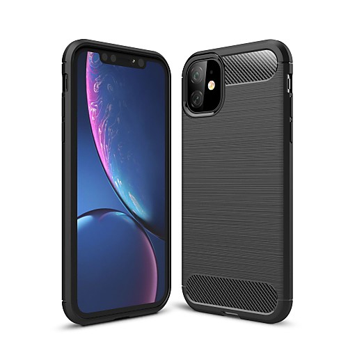 

Case For Apple iPhone 11 / iPhone 11 Pro / iPhone 11 Pro Max Shockproof / Ultra-thin Back Cover Solid Colored Silica Gel