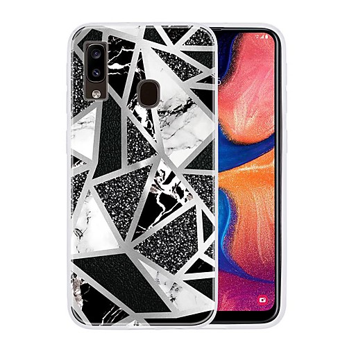 

Case For Samsung Galaxy Galaxy A10(2019) / Galaxy A30(2019) / Galaxy A50(2019) Ultra-thin / Pattern Back Cover Geometric Pattern / Marble TPU