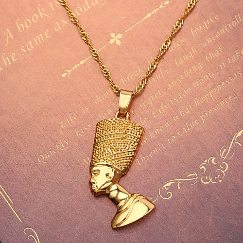 

Men's Pendant Necklace Classic Mini Simple Chrome Gold 60 cm Necklace Jewelry 1pc For Daily