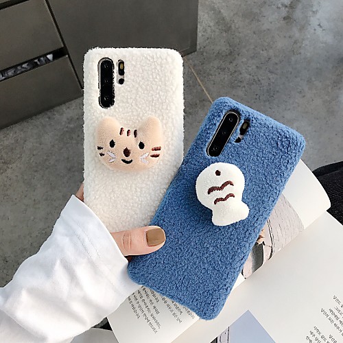 

Case For Huawei Huawei P20 / Huawei P20 Pro / Huawei P30 Shockproof Back Cover Cartoon / Plush TPU