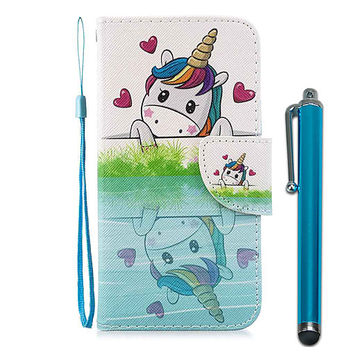 

Case For Samsung Galaxy A50(2019) / A20s / S10 Plus Wallet / Card Holder / with Stand Full Body Cases Love Unicorn PU Leather / TPU for A10(2019) / A40(2019) / S10 e / S10 / Note 10 Plus