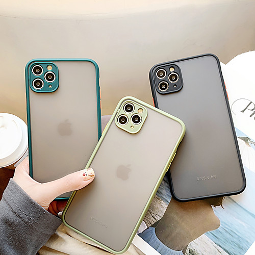 

Case For Apple iPhone 11 / iPhone 11 Pro / iPhone 11 Pro Max Shockproof Back Cover Solid Colored TPU