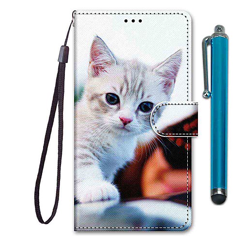 

Case For Samsung Galaxy S10 / S10 Plus / S10 E Wallet / Card Holder / with Stand Prestige Cat PU Leather / TPU for A10s / A20s / A50(2019) / A70(2019) / A90(2019) / Note 10 Plus / J6 Plus(2018)
