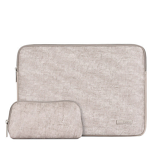

11.6 Inch Laptop / 12 Inch Laptop / 13.3 Inch Laptop Sleeve PU Leather / Canvas Solid Color for Men for Women for Business Office Water Proof Shock Proof