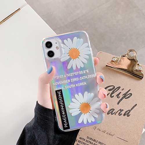 

Case For Apple iPhone 11 / iPhone 11 Pro / iPhone 11 Pro Max Shockproof Back Cover Transparent / Flower TPU