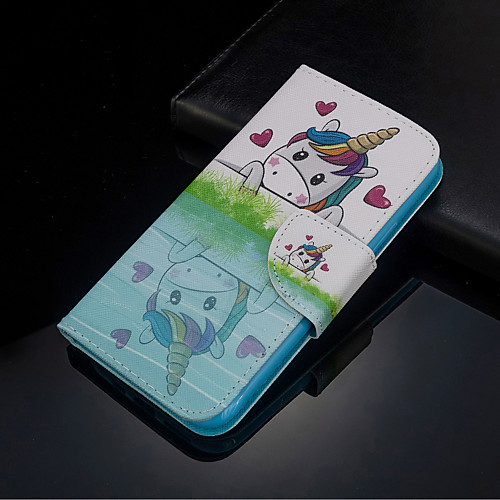 

Case for Samsung Scene Picture Samsung Galaxy S20 S20 Plus S20 Ultra A51 A71 Cute painted pattern PU leather material card holder lanyard all-inclusive anti-fall mobile phone case HX