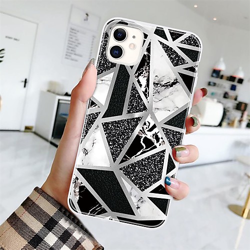 

Marble Case For Apple iPhone 12 Pro Max 11 SE2020 iPhone 12Mini Fashion Protective Case Decent Mobile Phone Case Ultra-thin Pattern Back Cover Geometric iPhone Case Pattern Marble TPU