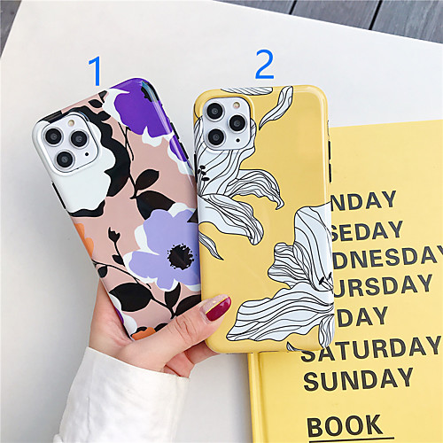

Case For Apple iPhone 11 / iPhone 11 Pro / iPhone 11 Pro Max Pattern Back Cover Flower TPU X XS XSmax XR 6 6plus 6splus 6s 7 7plus 8 8plus