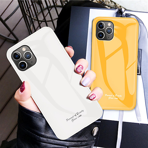 

Case For Apple iPhone 11 / iPhone 11 Pro / iPhone 11 Pro Max Shockproof Back Cover Solid Colored PC