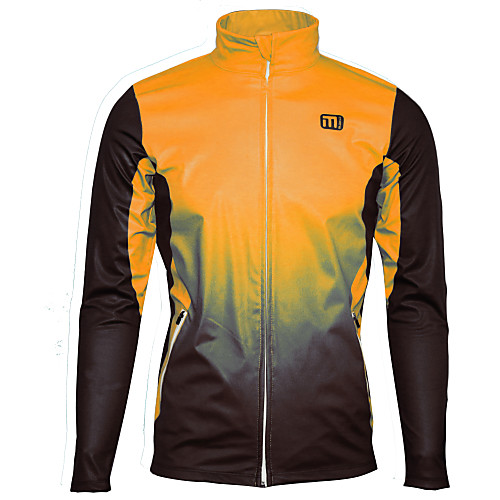 

Malciklo Men's Cycling Jersey Cycling Jacket Winter Fleece Bike Winter Fleece Jacket Top Thermal Warm Fleece Lining Quick Dry Sports Gradient Green / Black / Jacinth Gray / Bule / Black Mountain