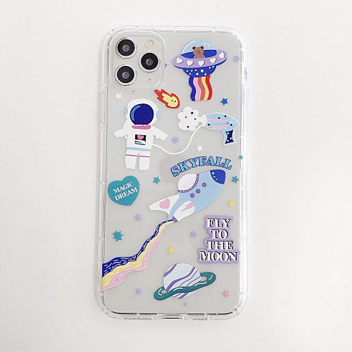 

Case For Apple iPhone 11 / iPhone 11 Pro / iPhone 11 Pro Max Shockproof Back Cover Transparent / Cartoon TPU
