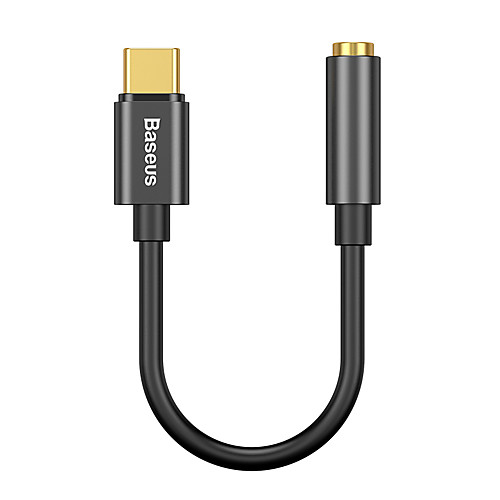 

Baseus Type-C Male to 3.5mm Female Adapter L54 Black