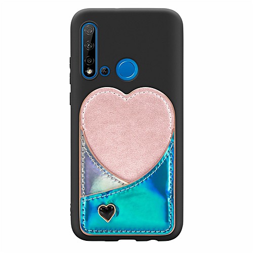 

Case For Huawei P Smart Plus (2019) / P Smart (2019) / P30 lite Card Holder / with Stand / Ultra-thin Back Cover Heart PU Leather / TPU Case For Huawei P30 Pro / P20 lite / P20 Pro