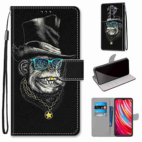 

Case For Xiaomi Redmi Note 8 Pro / Redmi Note 8 / Redmi Note 7 Pro Wallet / Card Holder / with Stand Captain Golden Tooth Monkey TPU for Redmi Note 7 / Mi CC9 / Mi CC9e / Redmi K20 / Redmi K20 Pro