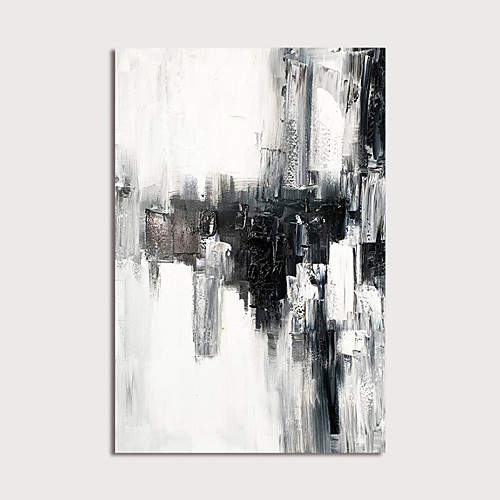 

Oil Painting Hand Painted Vertical Abstract Modern Stretched Canvas