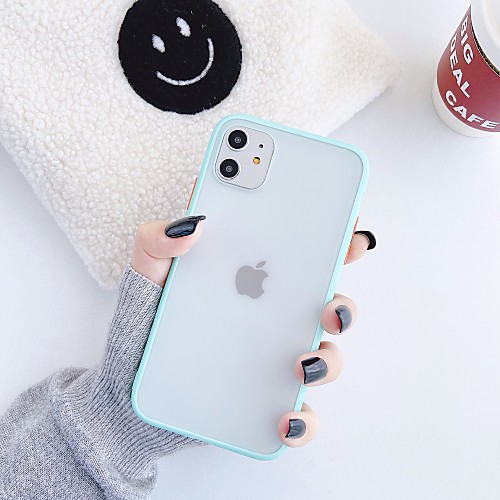 

Case For Apple scene map iPhone 11 X XS XR XS Max 8 The New Ultra-thin Skin feel Frosted Acrylic Backplane TPU frame Two in one phone case