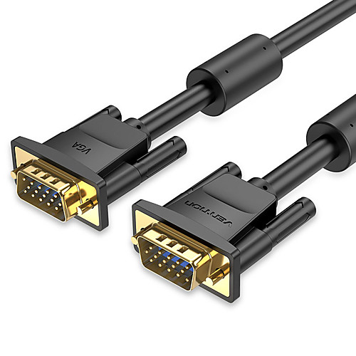

Vention VGA Cable VGA Male to Male Cable 1080P 1m Braided Shielding Cord for HDTV PC Laptop Box Projector Monitor Cable VGA