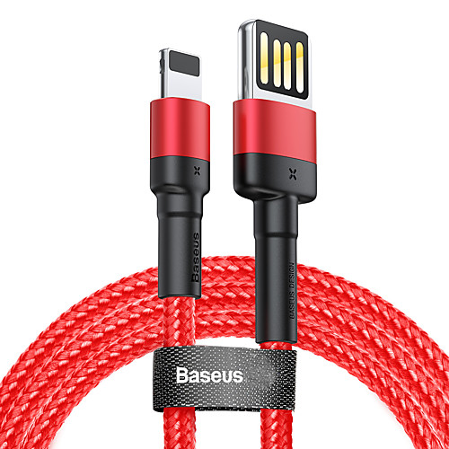 

Baseus Cafule Cablespecial editionUSB For iP 1.5A 2m Red/Grey/Black