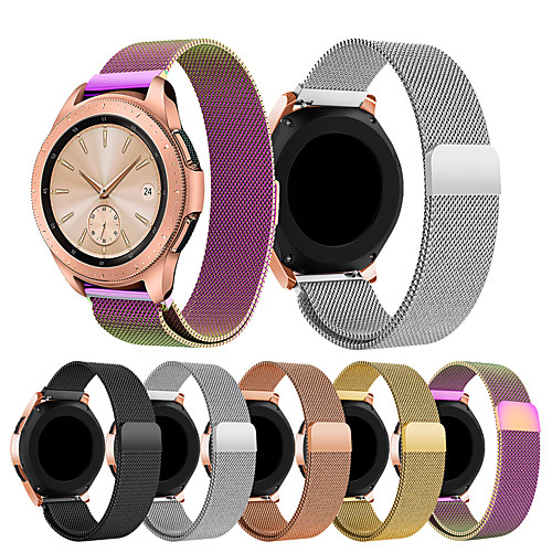 

Smartwatch Band for Samsung Galaxy 42 / Active / Active2 / Gear S2 / S2 Classic / sport Milanese Loop Stainless Steel Band Wrist Strap 20mm