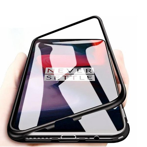 

Single-sided Magnetic Phone Case For Motorola G8 PLAY / G8 PLUS / G7 Play Dustproof / Mirror / Ultra-thin Full Body Cases Transparent Tempered Metal Magnetic Case For Moto E6 play/E6 plus /G6 Play