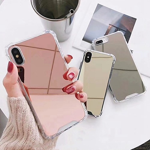 

Case For Apple iPhone 11 / iPhone 11 Pro / iPhone 11 Pro Max Mirror Back Cover Solid Colored TPU / Acrylic