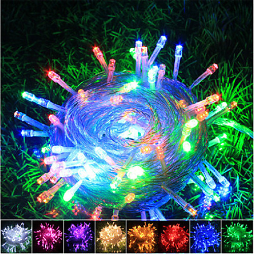 

LED Light Strips Outdoor Waterproof Light Sets 10M String Lights Outdoor String Lights 100 LEDs SMD 0603 Warm White White Red Patio Garden Waterproof Party Decoration 220-240V 110-120V