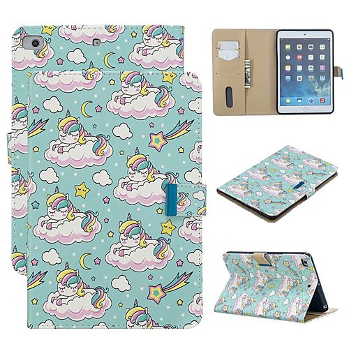 

Case For Apple iPad Mini 3/2/1 / iPad Mini 4 / iPad Mini 5 Wallet / with Stand / Flip Full Body Cases Animal PU Leather