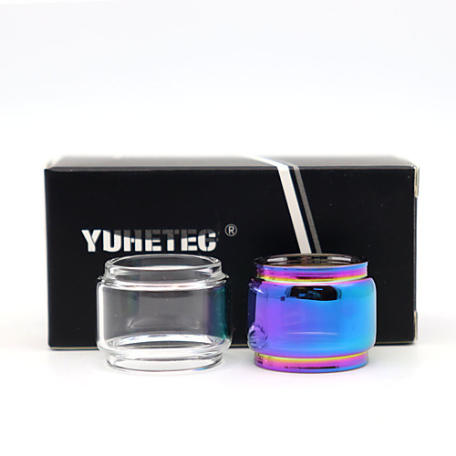 

YUHETEC Replacement Fat Glass Tank for Vaporesso NRG SE Tank Smok tfv8 baby tfv12 baby prince Spirals vape pen 22 Moonshot 2PCS