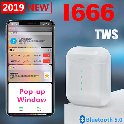 

LITBest i666 TWS True Wireless Earbuds Wireless Sport Fitness Bluetooth 5.0 Stereo Dual Drivers with Microphone