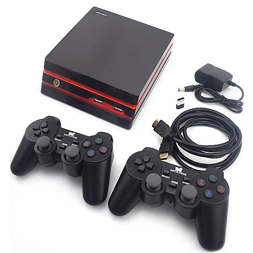 

DATA FROG Retro Game Console Video game 4K HDMI Output Retro 600 Classic 64 Bit Family Video Games 2.4G Wireless Double Gamepad Console for Family kids children