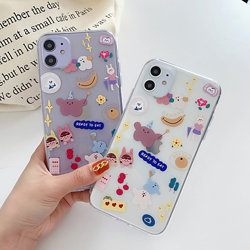 

Phone Case For Apple Back Cover iPhone 11 iPhone XR iPhone 11 Pro iPhone 11 Pro Max iPhone XS iPhone XS Max iPhone X iPhone 8 Plus iPhone 8 iPhone 7 Plus Pattern Cartoon TPU