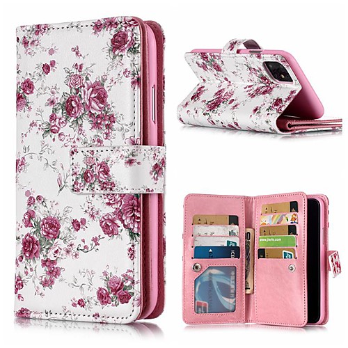 

Case For Apple iPhone 11 / iPhone 11 Pro / iPhone 11 Pro Max Wallet / Card Holder / Flip Full Body Cases Flower PU Leather For iPhone XS/XS Max/XS/X/7/8 Plus/6/6s Plus/5/5s/SE