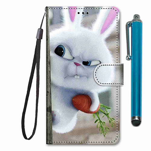 

Case For Samsung Galaxy S10 / S10 Plus / S10 E Wallet / Card Holder / with Stand Radish Rabbit PU Leather / TPU for A10s / A20s / A50(2019) / A70(2019) / A90(2019) / Note 10 Plus / J6 Plus(2018)