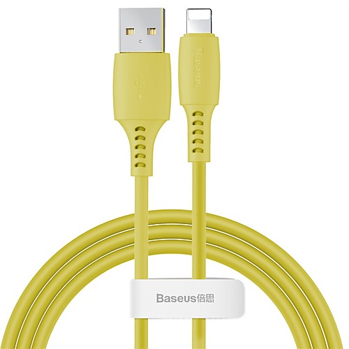 

Baseus Colourful Cable USB For iP 2.4A 1.2m Pink