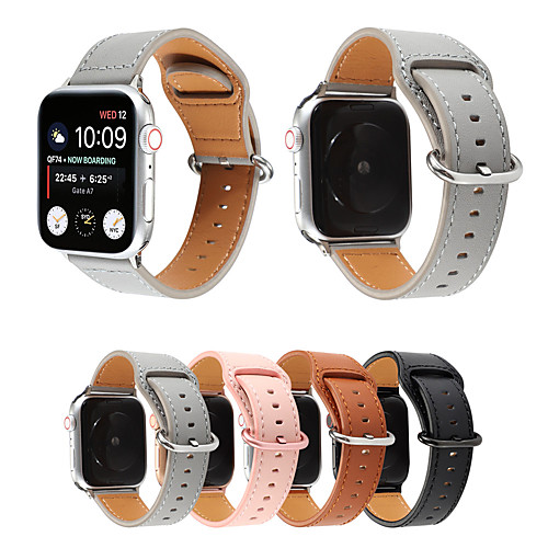 

Leather Strap For Apple Watch Band 38mm 44mm 40mm 42mm Replacement Genuine Leather Bands For iwatch Series 5/4/3/2/1 Bracelet