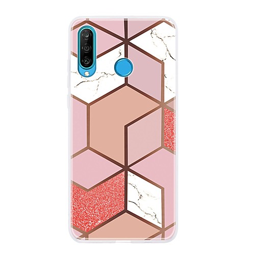 

Case For Huawei P20 Pro/P20 lite/P30 Ultra-thin / Pattern Back Cover Geometric Pattern / Marble TPU For Huawei P30 Lite/P30 Pro/P Smart Z/P Smart Plus/P Smart 2019/P8 Lite 2017/P10 Lite