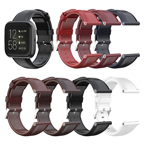 

Smartwatch Band for Fitbit Versa 2 / Fitbi Versa 1 / Fitbit Versa Lite High-end Leather Loop Genuine Leather Band Wrist Strap