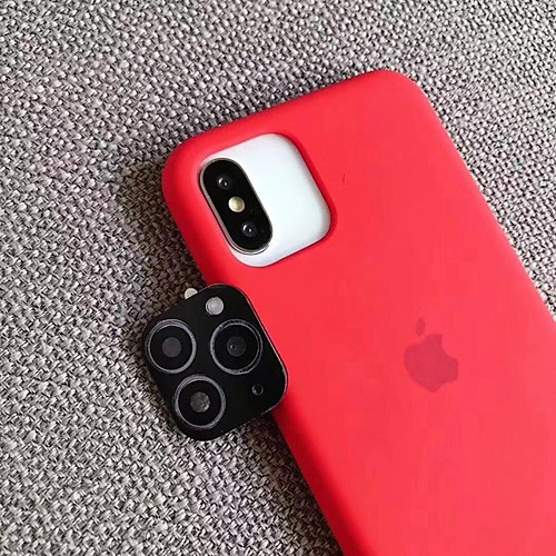 

Metal Alumium Camera Lens Case Seconds Change For iPhone 11 11Pro MAX For iPhone XXS XR MAX Ring Sticker Protective Cover
