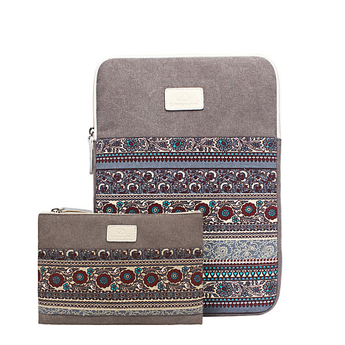 

11.6 Inch Laptop / 12 Inch Laptop / 13.3 Inch Laptop Sleeve Canvas Lines / Waves for Men for Women for Business Office Water Proof Shock Proof