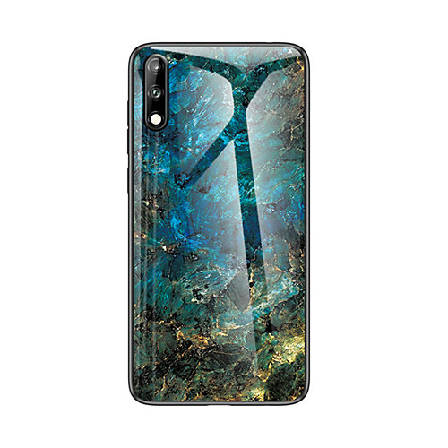 

Marble Tempered Glass Phone Case For Huawei P30 Pro P30 Lite P20 Pro Mate 20 Pro X P Smart 2019 Honor 9X Pro 20 Pro Y9 Y6 Y7 2019 V30 V20 V10 Shockproof Back Cover Soft TPU edge Protection