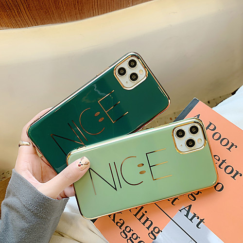 

Case For Apple iPhone 11 / iPhone 11 Pro / iPhone 11 Pro Max Plating / Pattern Back Cover Word / Phrase PC